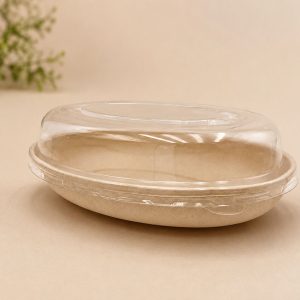 Bowl Ovalado 28 oz con tapa – Caja x300
